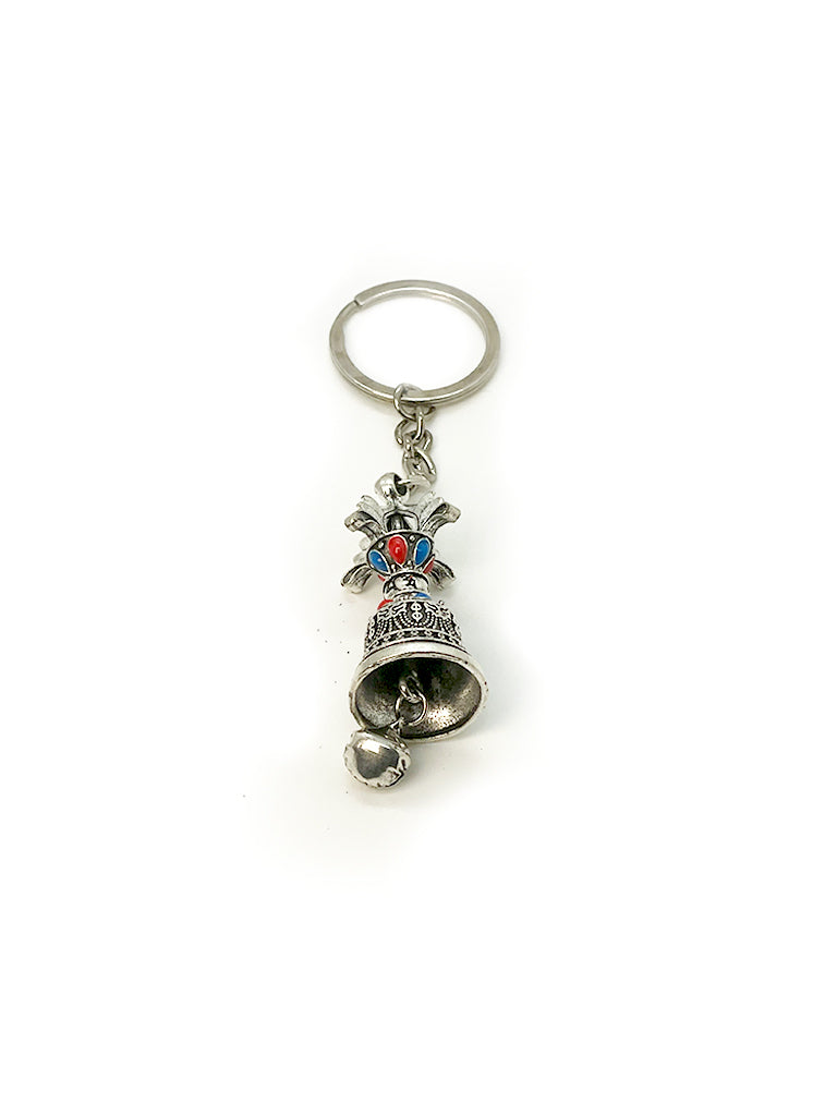 Tibetan Dorje Bell keychain front view